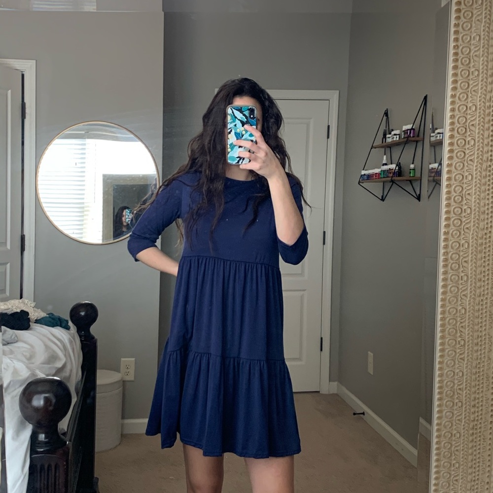 Blue dress